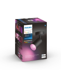 Foco LED negro Inteligente Fugato Philips HUE embalaje