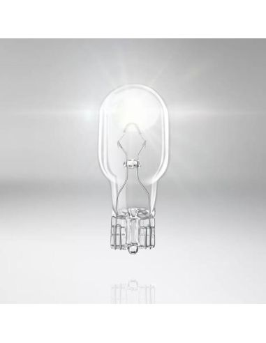 Ampoule sans capuchon Halogène W16W 12V Original 2 Unités. Osram 16W W2.1x9.5d Osram