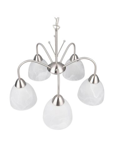 Lámpara de Techo 5 Pantallas DOBBY Estilo Clásico | LeonLeds