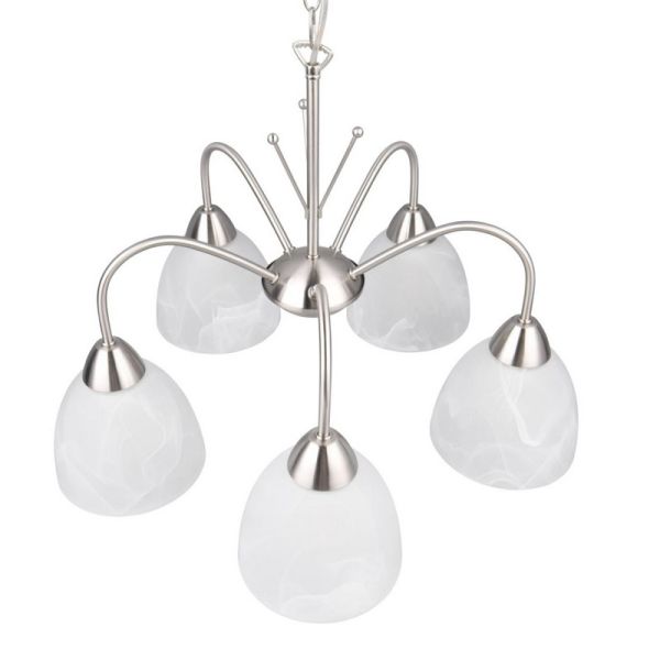 Lámpara de Techo 5 Pantallas DOBBY Estilo Clásico | LeonLeds