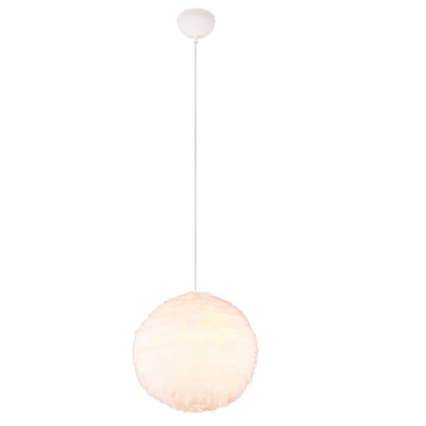 Lámpara Colgante FURRY Esponjosa y Acogedora Ø35cm | LeonLeds