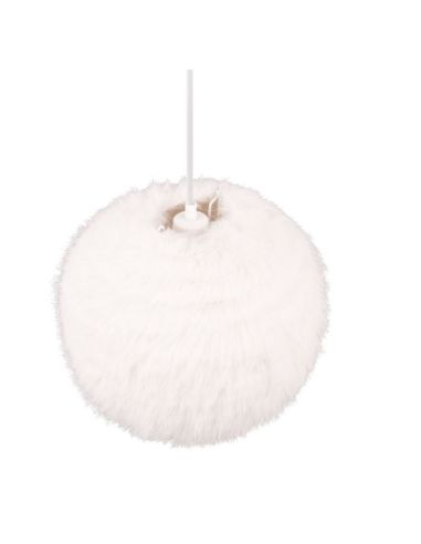 Lámpara Colgante FURRY Esponjosa y Acogedora Ø35cm | LeonLeds