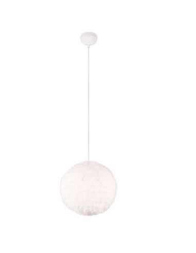 Lámpara Colgante FURRY Esponjosa y Acogedora Ø35cm | LeonLeds
