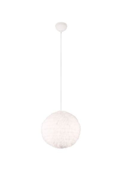 Lámpara Colgante FURRY Esponjosa y Acogedora Ø35cm | LeonLeds