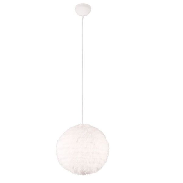 Lámpara Colgante FURRY Esponjosa y Acogedora Ø35cm | LeonLeds