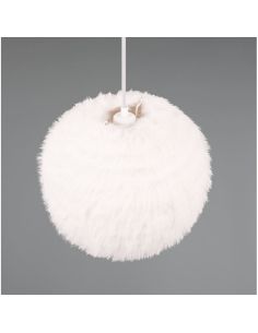 Lampe à suspension FURRY moelleuse et confortable Ø35cm | LeonLeds 2