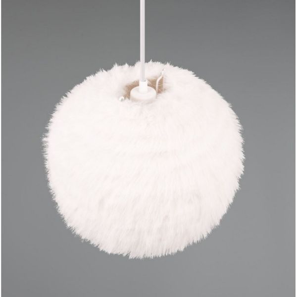 Lámpara Colgante FURRY Esponjosa y Acogedora Ø35cm | LeonLeds