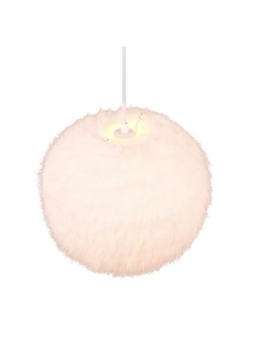 Lámpara Colgante FURRY Esponjosa y Acogedora Ø35cm | LeonLeds