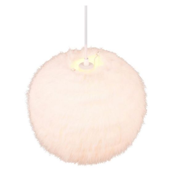Lámpara Colgante FURRY Esponjosa y Acogedora Ø35cm | LeonLeds
