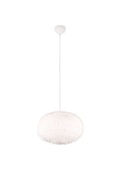 Lámpara Colgante FURRY Esponjosa y Acogedora Ø50cm | LeonLeds