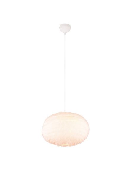 Lámpara Colgante FURRY Esponjosa y Acogedora Ø50cm | LeonLeds