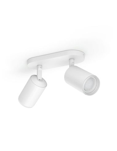 Detalhe do produto do holofote inteligente Fugato de 2 luzes | LeonLeds