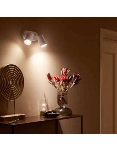 Foco inteligente 2 luces Fugato luz encendida| LeonLeds