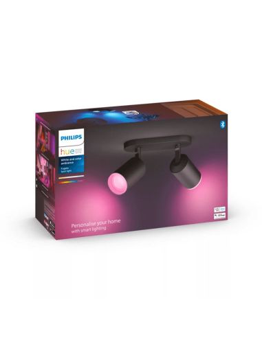 Foco inteligente 2 luces Fugato caja producto| LeonLeds