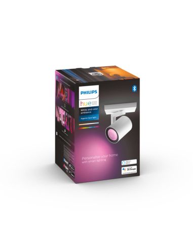 Foco inteligente 1 luz Argenta caja producto| LeonLeds