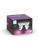 Spot intelligent avec 4 lumières blanches Argenta 5,7W GU10 2000-6500K RGB HueWhite et Color Ambiance Box