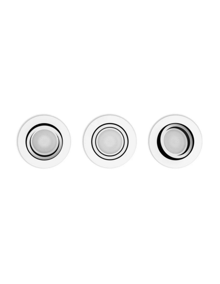 Pack de 3 focos inteligentes Centura Philips Hue detalle producto| LeonLeds