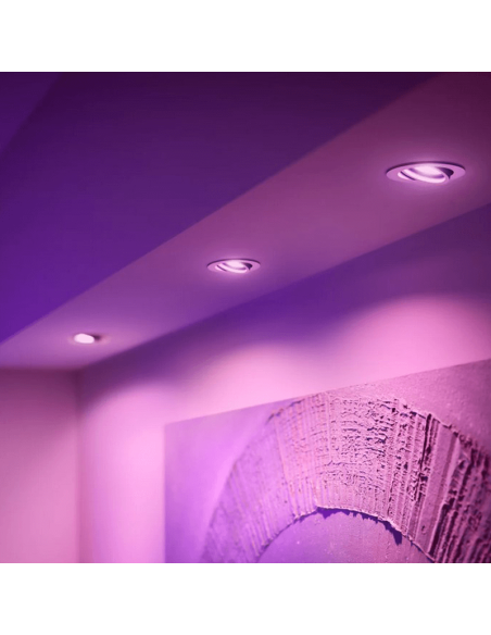 Pacote de 3 lâmpadas inteligentes Centura Philips Hue em | LeonLeds