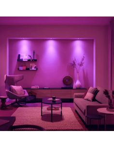 Pack de 3 focos inteligentes Centura Philips Hue| LeonLeds 2