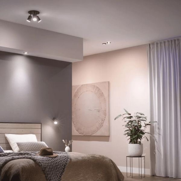 Refletor embutido LED inteligente Philips Hue Centura luz branca | LeonLeds