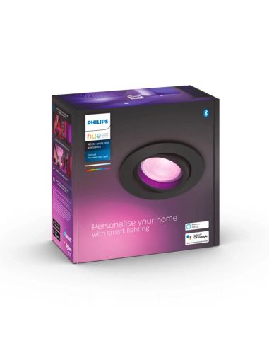 Foco empotrable LED inteligente Philips Hue Centura caja producto| LeonLeds