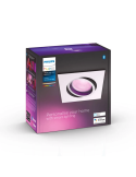 Foco LED inteligente cuadrado Philips Hue Centura cuadrado caja producto
