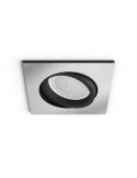 Spot LED intelligent carré en aluminium Philips Hue Centura éteint