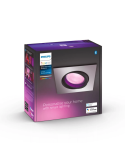 Foco LED inteligente cuadrado aluminio Philips Hue Centura caja producto