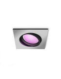 Foco LED inteligente cuadrado aluminio Philips Hue Centura
