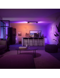 Plafón techo LED inteligente Philips Hue Centris negro luz rosa