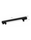 Plafón techo LED inteligente Philips Hue Centris negro medidas producto