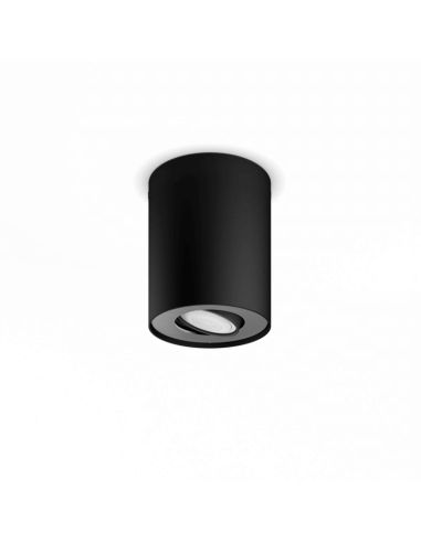 Foco LED individual Pillar negro detalles producto
