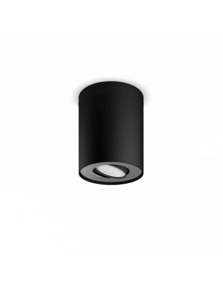 Foco LED individual Pillar negro detalles producto