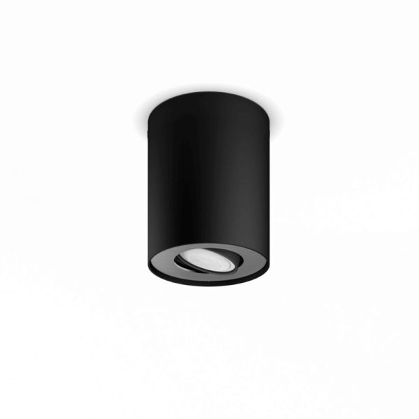 Foco LED individual Pillar negro detalles producto
