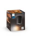 Foco LED individual Pillar negro caja producto