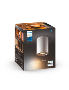 Foco LED individual inteligente Pillar blanco Hue White | LeonLeds 2