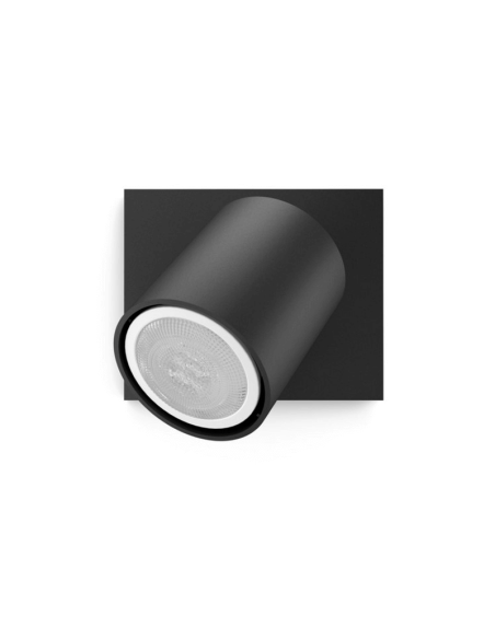 Foco LED individual Runner negro detalle producto