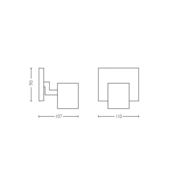 Refletor LED individual inteligente Medidas do produto Runner preto