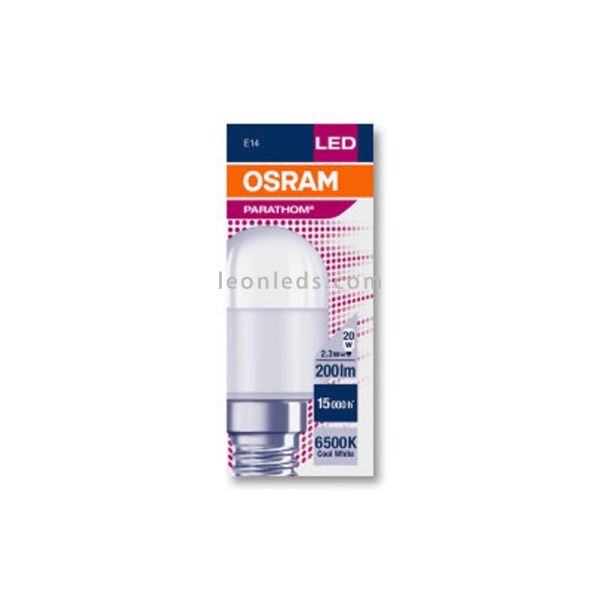 Osram Parathom T26 2,3W 827 Cálida Sustitución 20W Bombilla LED Osram Parathom LED  para nevera | LeonLeds Iluminación