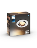 Foco LED empotrable redondo Milliskin blanco Philips Hue caja producto