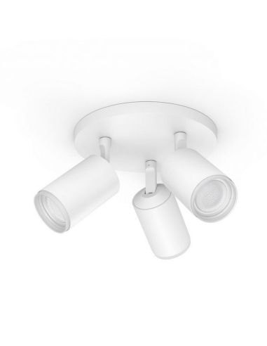 Detalhes do produto do holofote inteligente Fugato de 3 luzes | LeonLeds