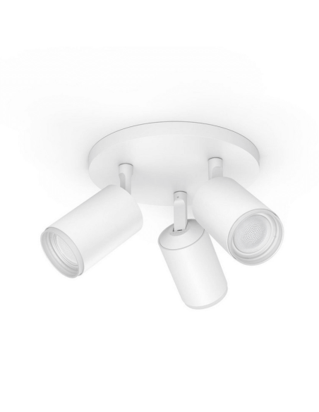 Detalhes do produto do holofote inteligente Fugato de 3 luzes | LeonLeds