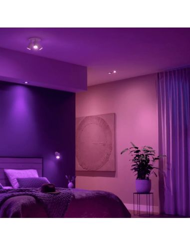 Foco inteligente 3 luces Fugato foto ambiente| LeonLeds