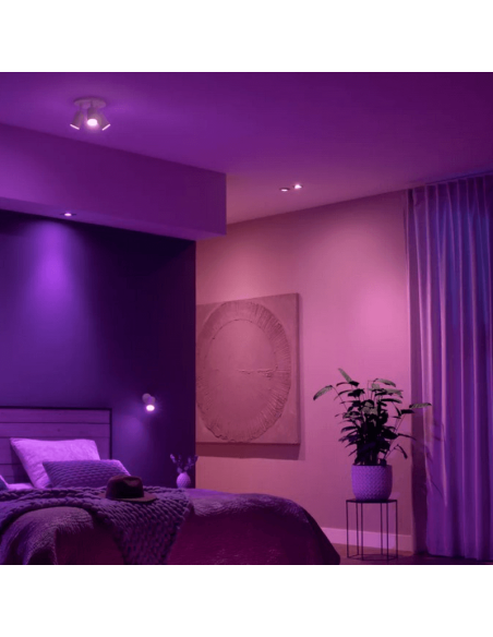 Foco inteligente 3 luces Fugato foto ambiente| LeonLeds