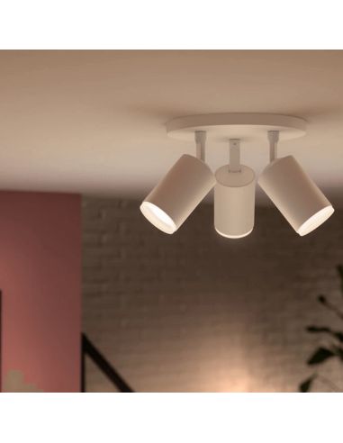 Spot intelligent 3 lumières d'ambiance Fugato | LéonLeds