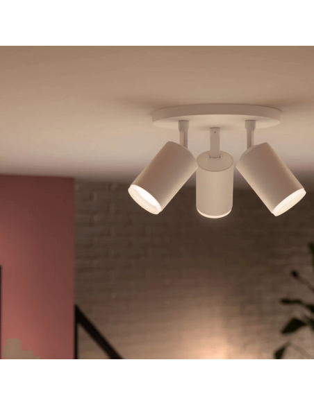 Spot intelligent 3 lumières d'ambiance Fugato | LéonLeds