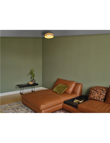 Plafonnier en papier de bambou 12W 400Lm, 3000K Ø 300mm