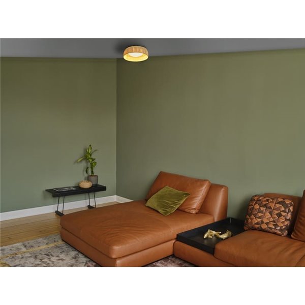 Plafonnier en papier de bambou 12W 400Lm, 3000K Ø 300mm