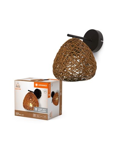 Candeeiro suspenso com riscas de papel PAPER DROP WALL, original e sustentável 1XE27