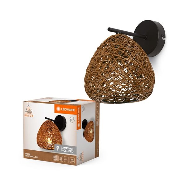 Lámpara colgante de rayas de papel PAPER DROP WALL, original y sostenible 1XE27